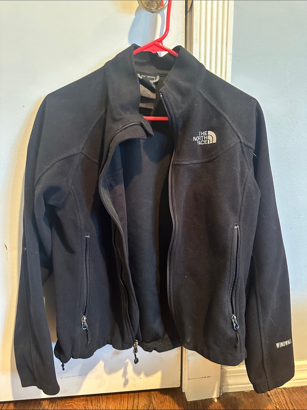 The North Face Black Lightweight WindWall Zip Jacket